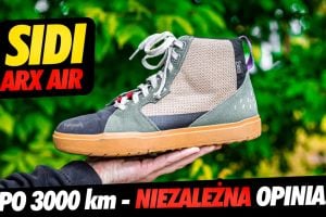 Jak wyglądają TRAMPKI MOTOCYKLOWE po 3000 km? SIDI ARX Air