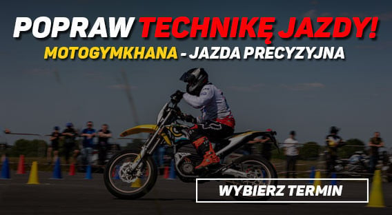 Praktyczne szkolenie gymkhany dla osób, które chcą lepiej panować nad motocyklem, poprawić technikę jazdy i czuć się pewniej w mieście oraz podczas wolnych manewrów