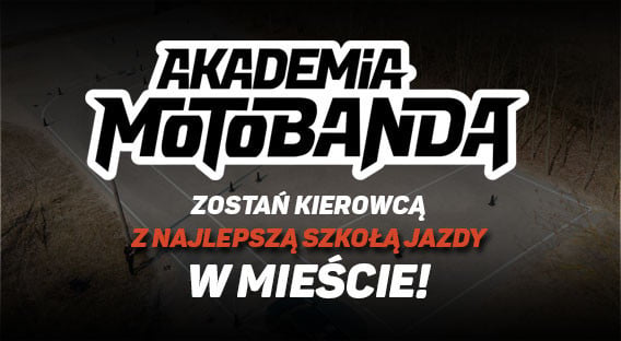 Akademia Motobanda, czyli najlepsza szkoła nauki jazdy w Poznaniu. Mamy w ofercie kurs na prawo jazdy kategorii A oraz B i jazdy doszkalające.