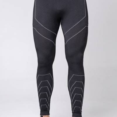Męskie spodnie termoaktywne Spaio Rapid black/grey M