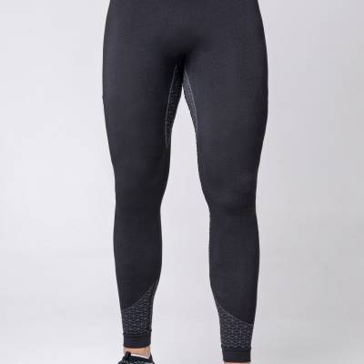 Męskie spodnie termoaktywne Spaio Breeze black/grey M