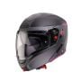 Kask Caberg Horus X Czarny mat/szary/fuksja