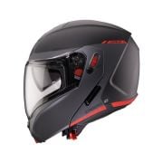 Kask Caberg Horus X czarny mat/szary/czerwony fluo