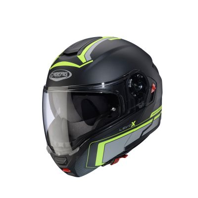 Kask Caberg Levo X ELITE CZARNY MAT/SZARY/ZÓŁTY FLUO M
