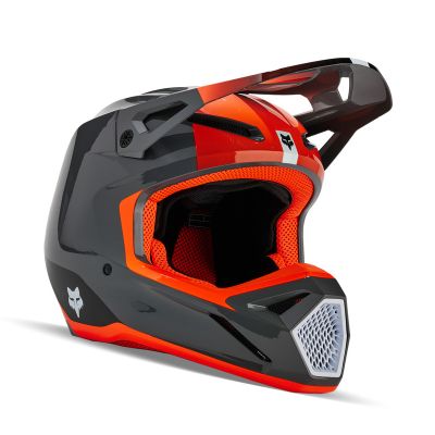 Kask Cross FOX V1 ECE 22.06 Ballast Helmet Grey (MX24) L