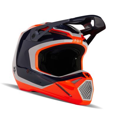 Kask Cross FOX V1 ECE 22.06 Nitro Helmet Fluorescent Orange (MX24) S