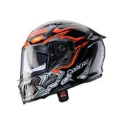 Kask Caberg Avalon X GURKHA CZARNY/SZARY/POMARAŃCZOWY FLUO