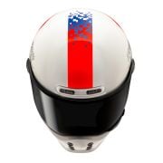 Kask HJC V10 Retro White/Red/Blue