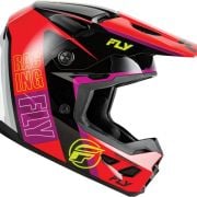 Kask Cross FLY Racing Kinetic biały/czarny/czerwony