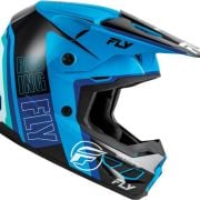 Kask Cross FLY Racing Kinetic biały/czarny/niebieski