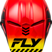 Kask Cross FLY Racing Kinetic Manace Czarny/czerwony/żółty