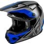 Kask Cross FLY Racing Kinetic czarny/niebieski