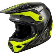 Kask Cross FLY Racing Kinetic czarny/fluorescencyjny