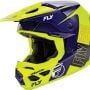 Kask Cross FLY Racing Kinetic czarny/fluorescencyjny/niebieski