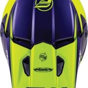 Kask Cross FLY Racing Kinetic czarny/fluorescencyjny/niebieski