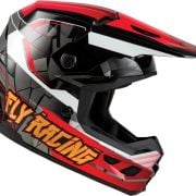 Kask dziecięcy FLY Kinetic Junior biały/czarny/czerwony