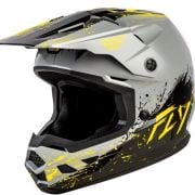 Kask dziecięcy FLY Kinetic Junior czarny/szary/żółty