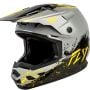 Kask dziecięcy FLY Kinetic Junior czarny/szary/żółty
