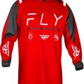 Koszulka Cross Fly F-16 Biały/czerwony/szary