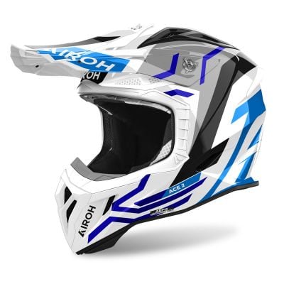 Kask Airoh Aviator Ace II Ground Blue Gloss L