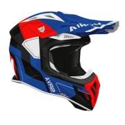Kask Airoh Aviator Ace II Shield Blue Red Gloss