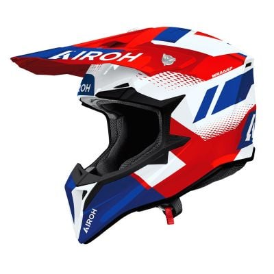 Kask Airoh Wraaap Vision Red Blue Gloss S