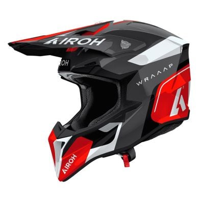 Kask Airoh Wraaap Conquer Red Gloss XS