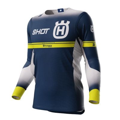 Koszulka cross Shot Aerolite HUSQVARNA LIMITED EDITION 2024 BLUE M