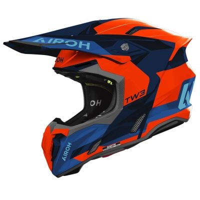 Kask Airoh Twist 3 Fancy Blue Orange Gloss S