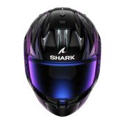 Kask Shark D-Skwal 3 Czarny/fioletowy/szary
