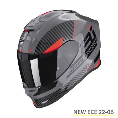 Kask Scorpion Helmets Exo-R1 Evo Air FINAL Grey-Black-Red M