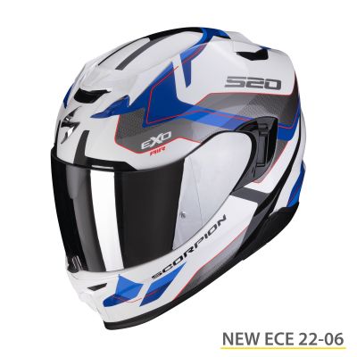 Kask Scorpion Helmets Exo-520 Evo Air ELAN White-Blue M