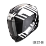 Kask Scorpion Helmets Exo-520 Evo Air Banshee White/Black