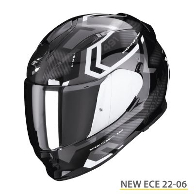 Kask Scorpion Helmets EXO-491 Black- white M