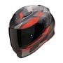 Kask Scorpion Helmets Exo-491 ABILIS Matt Black-Silver-Red