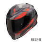 Kask Scorpion Helmets EXO-491 ABILIS Matt Black-Silver-Red