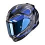 Kask Scorpion Helmets Exo-491 ZUMO Black-Blue