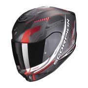 Kask Scorpion Helmets Exo-391 Matt Black-Silver-Red