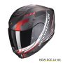 Kask Scorpion Helmets EXO-391 Matt Black-Silver-Red