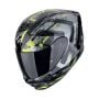 Kask Scorpion Helmets Exo-391 CLUTTER Black-Neon Yellow
