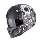Scorpion Exo-Combat II GENESIS Matt Black-White-Gold