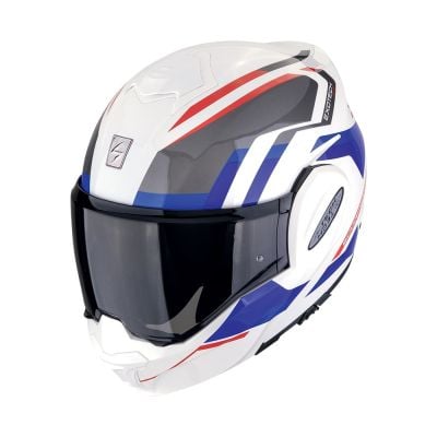 Scorpion Exo-tech evo FURIO White-Red-Blue M