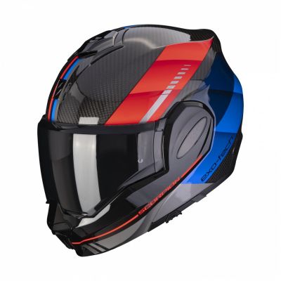 Kask Scorpion Helmets Exo-Tech Evo Carbon GENUS Black-Blue-Red S
