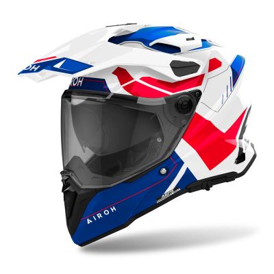 Kask Airoh Commander 2 Reveal Blue/Red Gloss L