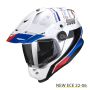 Kask Scorpion Helmets ADF-9000 Air DESERT White-Blue-Red