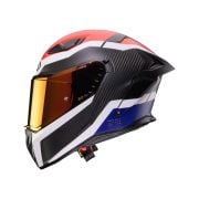 Kask Caberg Drift Evo II CARBON CZARNY/NIEBIESKI/CZERWONY MAT