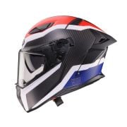 Kask Caberg Drift Evo II CARBON CZARNY/NIEBIESKI/CZERWONY MAT
