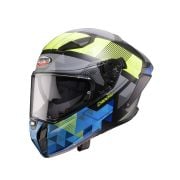 Kask Caberg Drift Evo II PRISM CZARNY/ŻÓŁTY/NIEBIESKI MAT