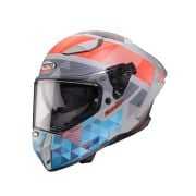 Kask Caberg Drift Evo II PRISM SZARY/CZERWONY/NIEBIESKI MAT