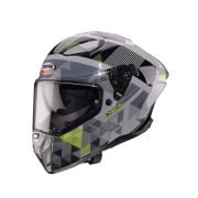 Kask Caberg Drift Evo II PRISM SZARY/CZARNY/ŻÓŁTY MAT